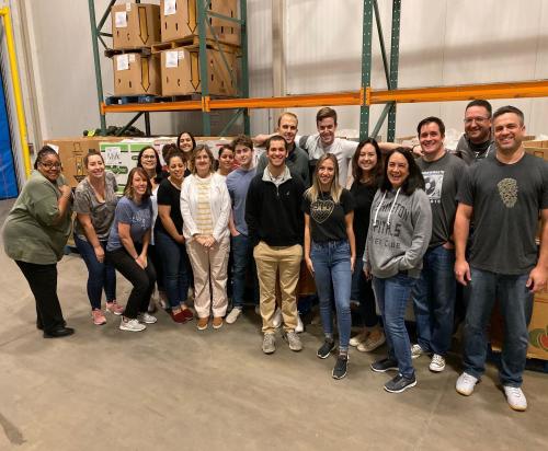 Volunteers at the Capital Area Food Bank