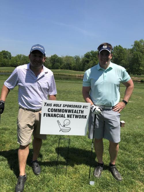 Two golfers at the Annual Financial Planning Association of the National Capital Area Charity Golf Classic